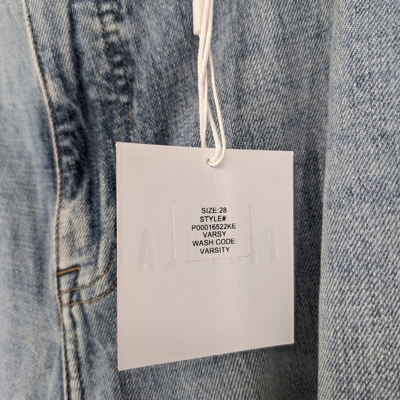 PISTOLA Bobbie Mid Rise Loose Straight Utility Cargo Jeans Varsity NWT Revolve - Picture 12 of 14